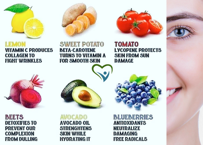 Glance of anti-aging foods